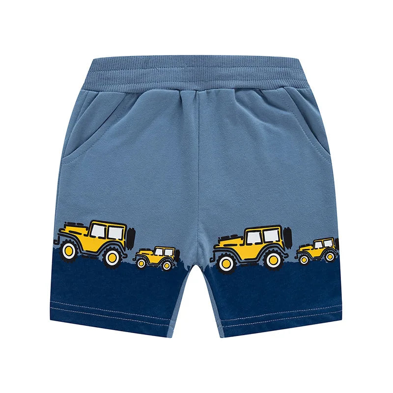 Car Print Shorts