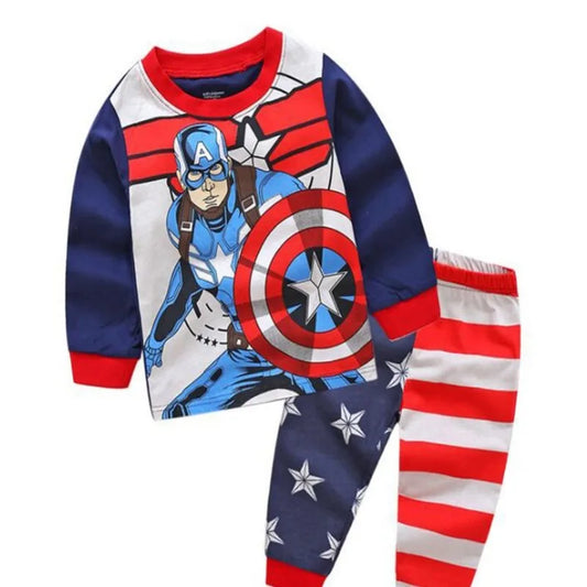 Captain America Long Sleeve Pajama