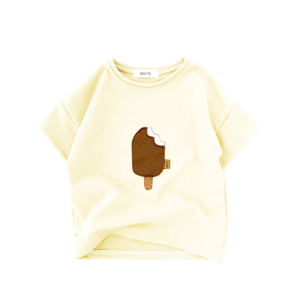 Ice Cream Patch Tee Set